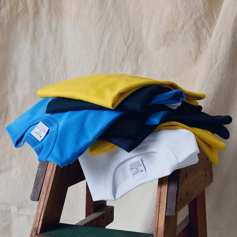 Champion USA Short Sleeve T-Shirt in Yellow Shimmer