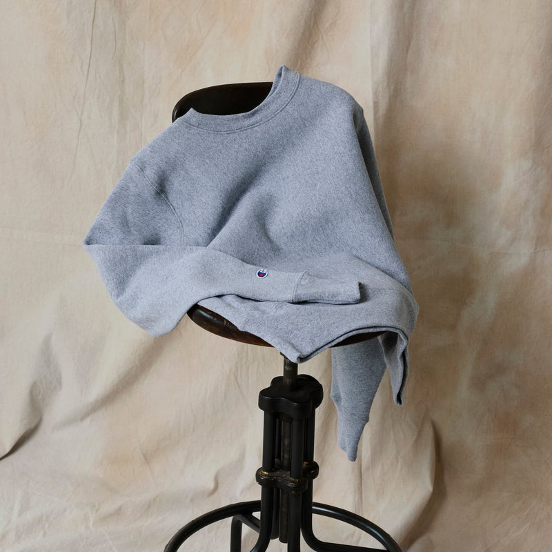 Champion USA Reverse Weave® Crew Neck Sweatshirt in New Manhattan Mist Heather
