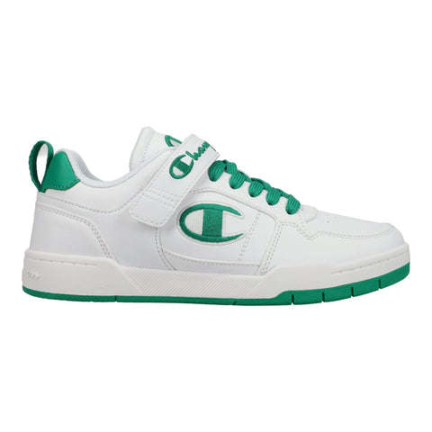 Champion Kids' Arena Power Low in White/Green Field