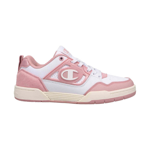 Champion Women's 5-on-5 Low in White/Wow Pink
