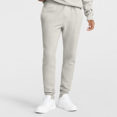 Champion Reverse Weave Joggers, C Logo in New Manhattan Mist Heather