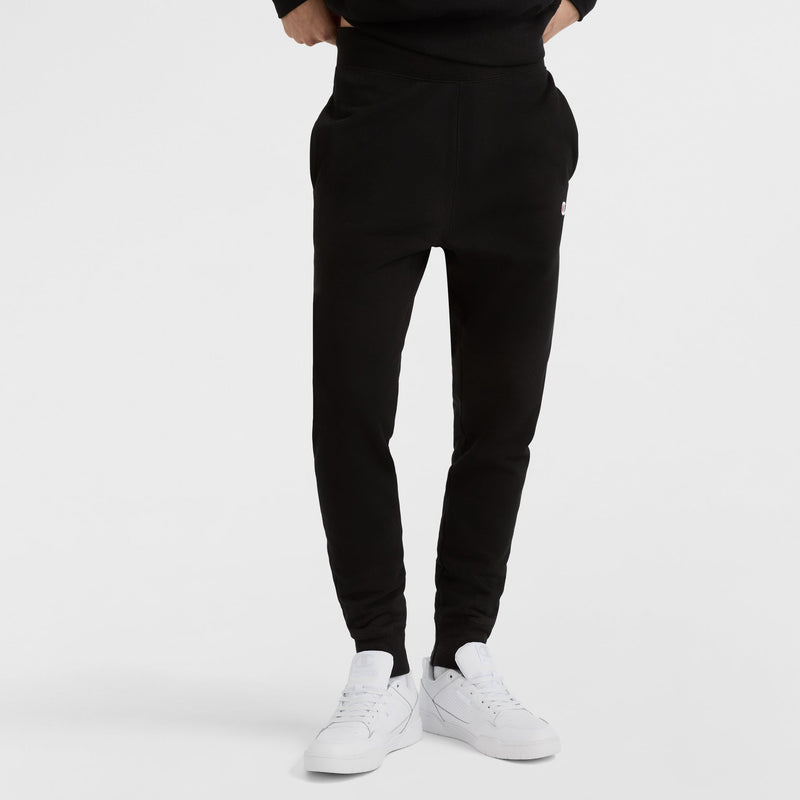 Champion Reverse Weave Joggers, C Logo in Black