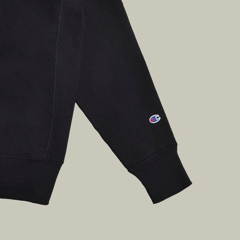 Champion USA Reverse Weave® Crew Neck Sweatshirt in Black