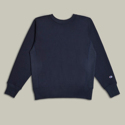 Champion USA Reverse Weave® Crew Neck Sweatshirt in Athletic Navy