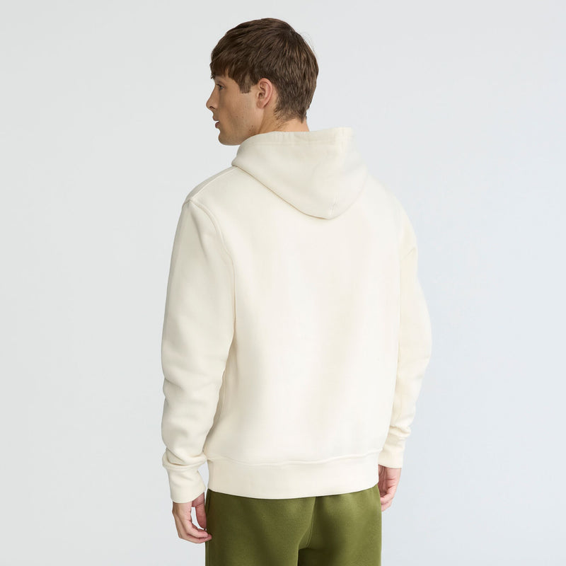 Champion Powerblend Hoodie, C Logo in Turtledove