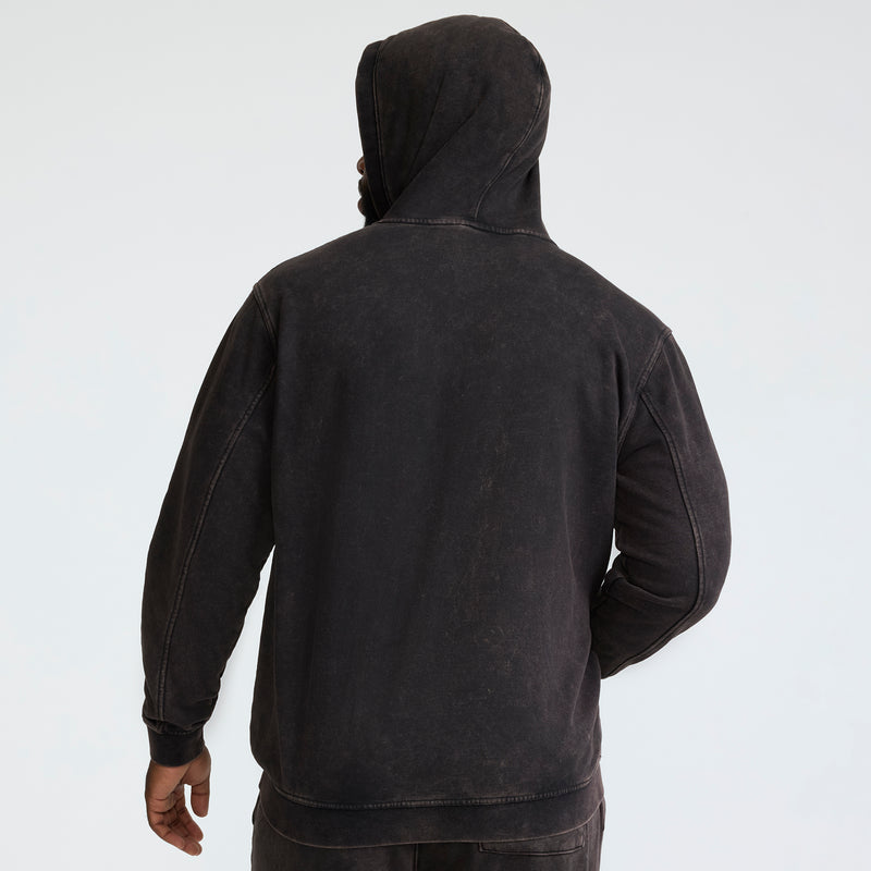 Champion Time Capsule Hoodie, Left Chest C" Champion Script Logo - Big & Tall in Black