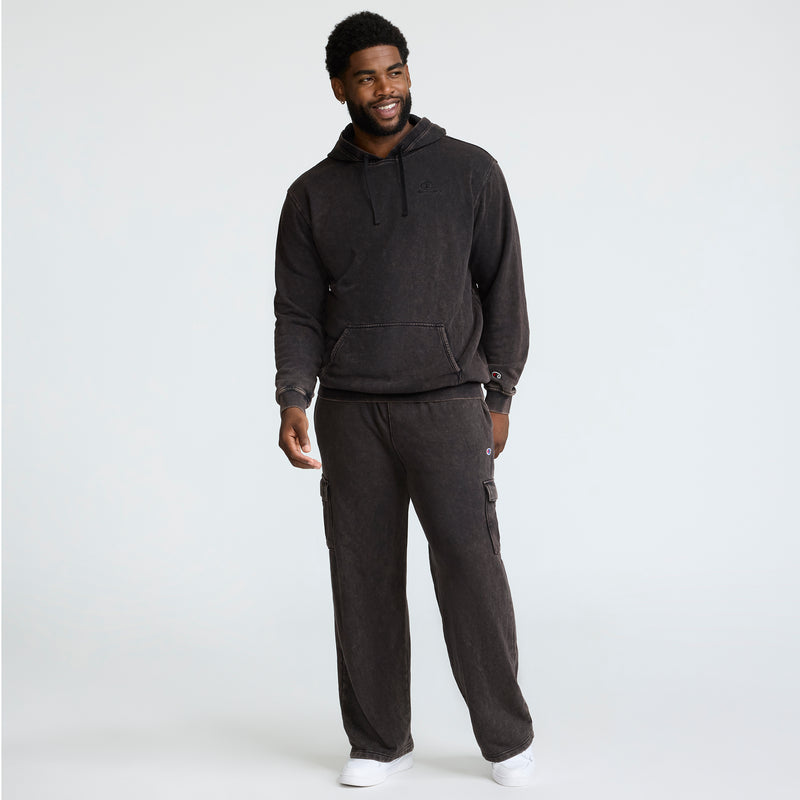 Champion Time Capsule Hoodie, Left Chest C" Champion Script Logo - Big & Tall in Black