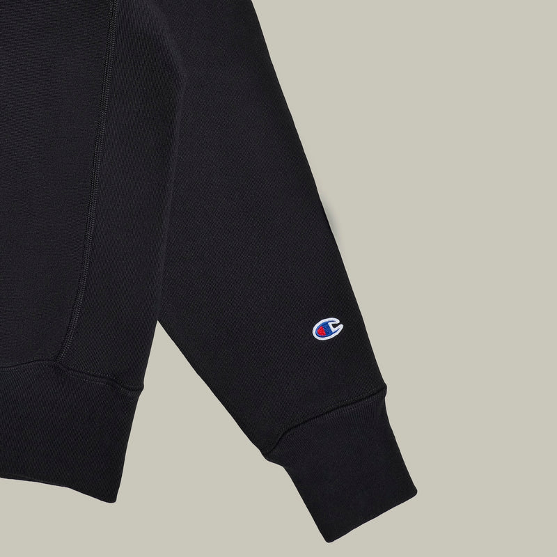 Champion USA Reverse Weave® Zip Hooded Sweatshirt in Black