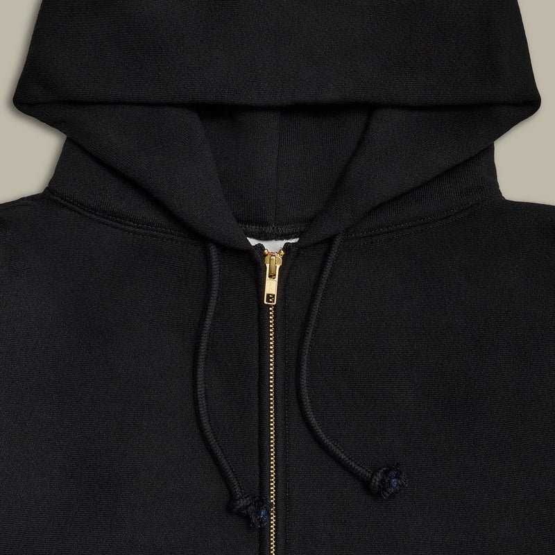 Champion USA Reverse Weave® Zip Hooded Sweatshirt in Black