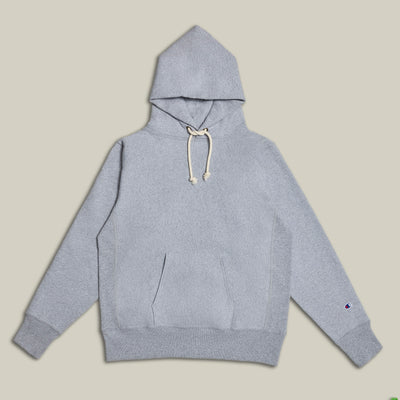 Champion USA Reverse Weave® Hooded Sweatshirt in New Manhattan Mist Heather