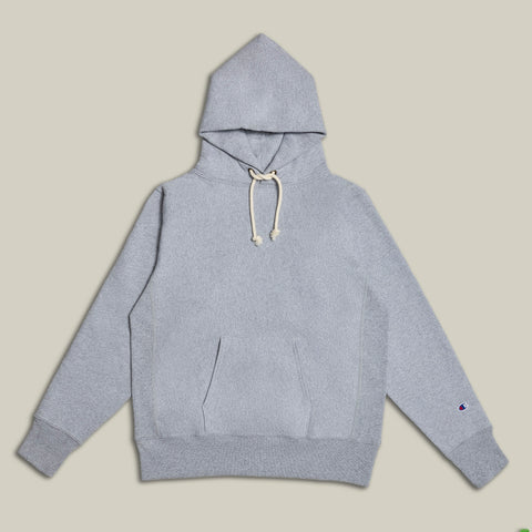 Champion USA Reverse Weave® Hooded Sweatshirt in New Manhattan Mist Heather