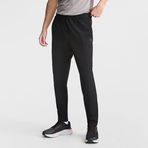 Champion MVP Pants, Moisture Wicking, C Logo in Black