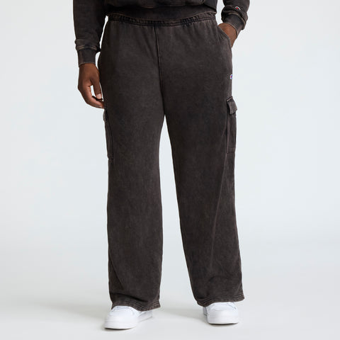 Champion Time Capsule Knit Cargo Pants - Big & Tall in Black