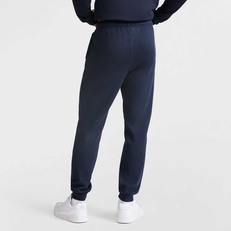Champion Powerblend Joggers, C Logo in Navy
