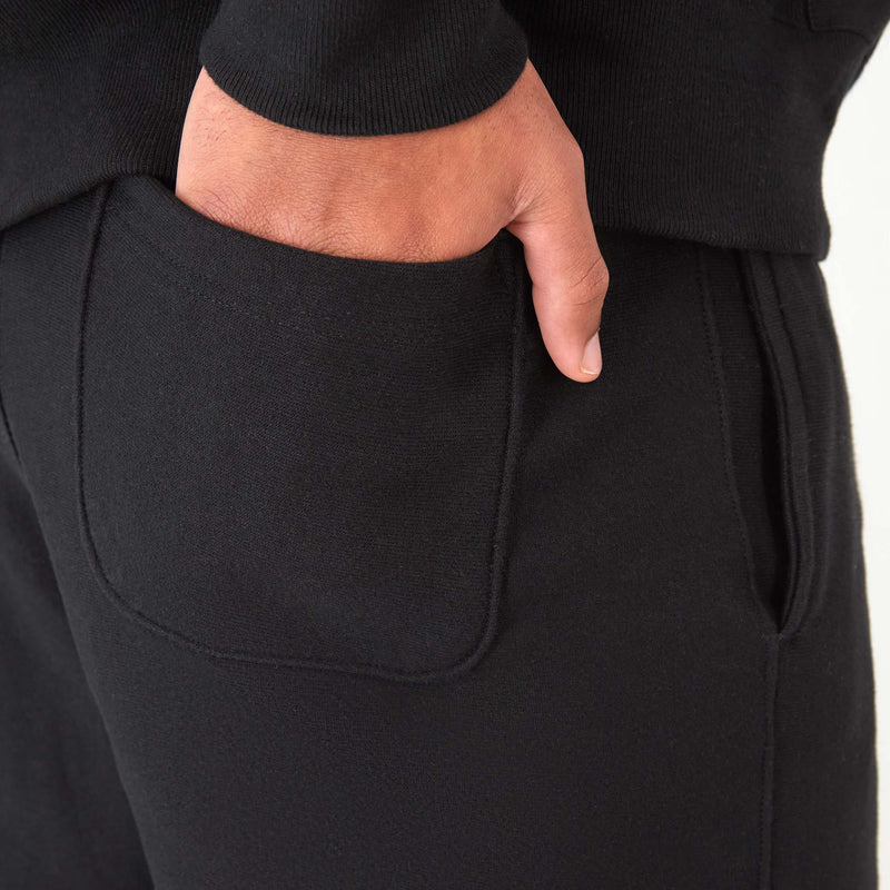 Champion 7" Reverse Weave Cut-Off Shorts, C Logo in Black