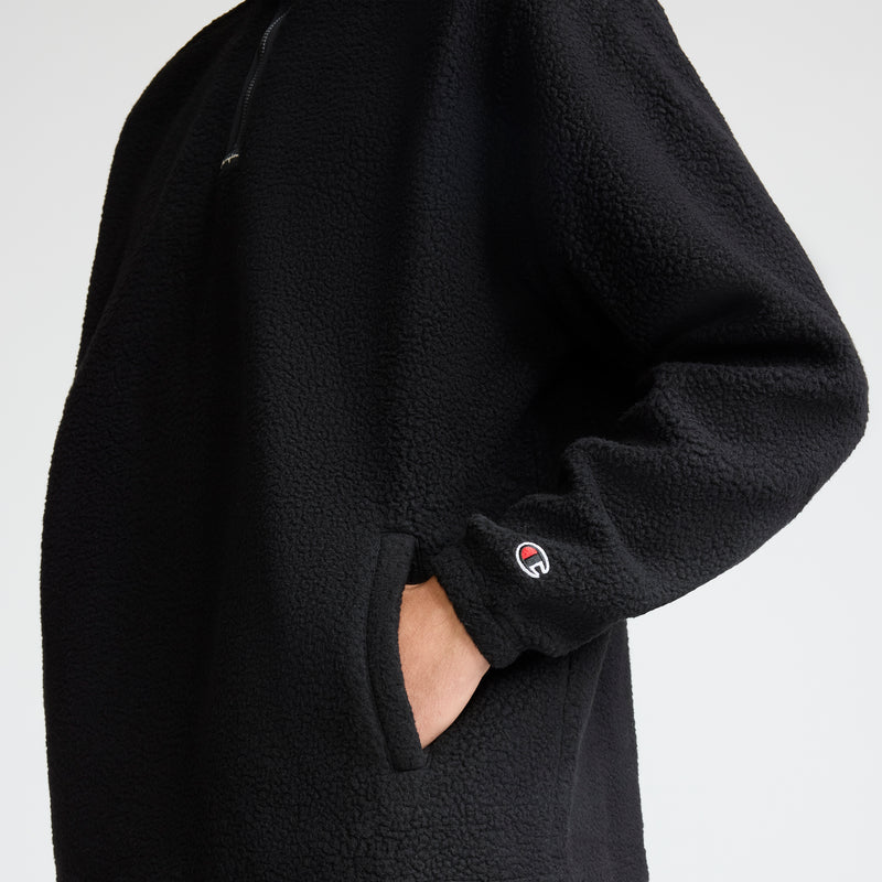 Champion Micro Fleece 1/4 Zip in Black