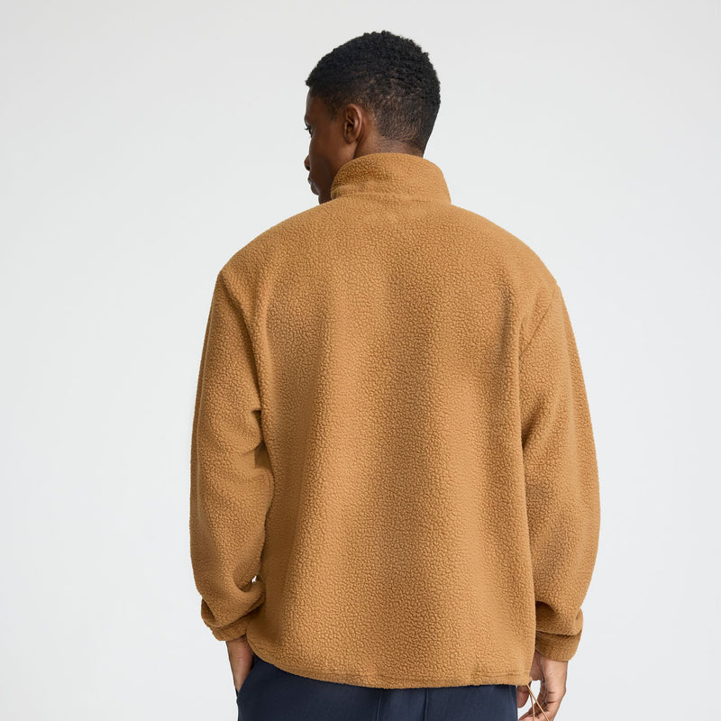 Champion Micro Fleece 1/4 Zip in Western Brown