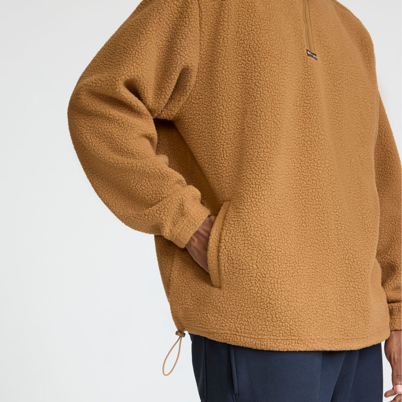 Champion Micro Fleece 1/4 Zip in Western Brown