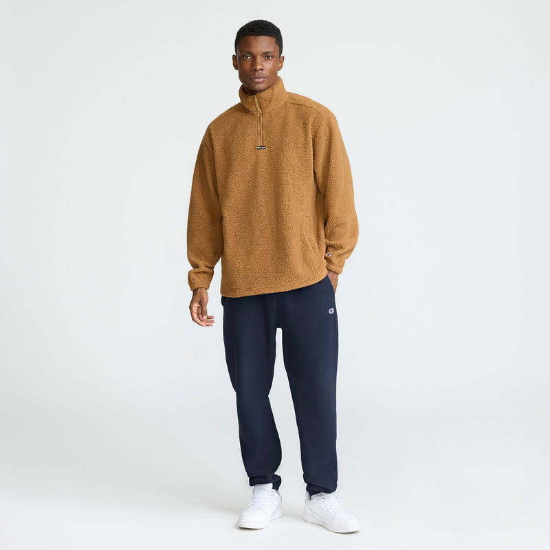 Champion Micro Fleece 1/4 Zip in Western Brown