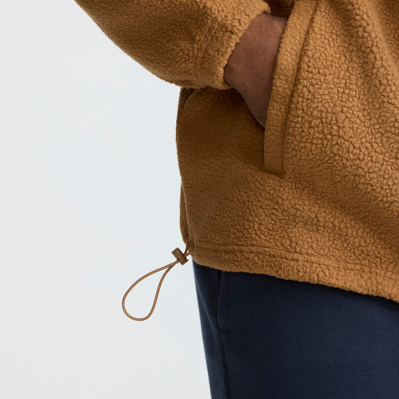 Champion Micro Fleece 1/4 Zip - Big & Tall in Western Brown