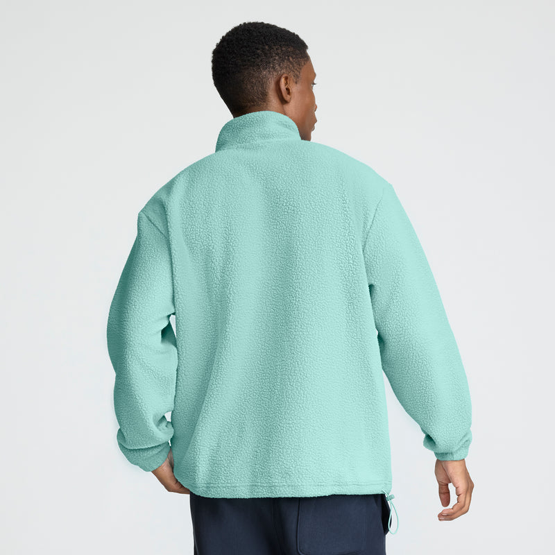 Champion Micro Fleece 1/4 Zip in Milky Way Bl