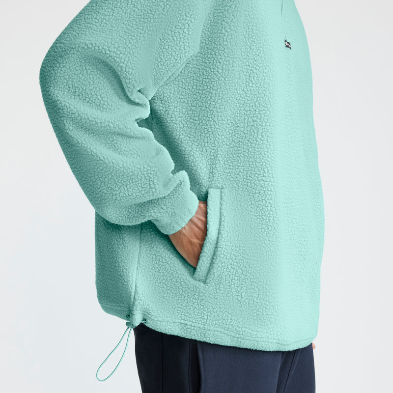 Champion Micro Fleece 1/4 Zip in Milky Way Bl