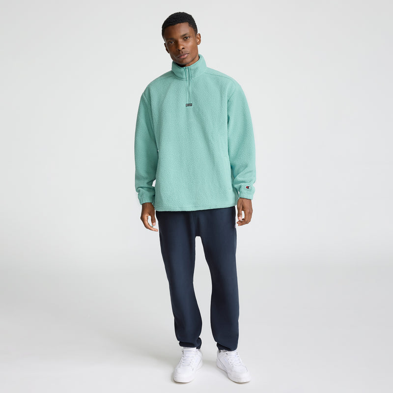 Champion Micro Fleece 1/4 Zip in Milky Way Bl