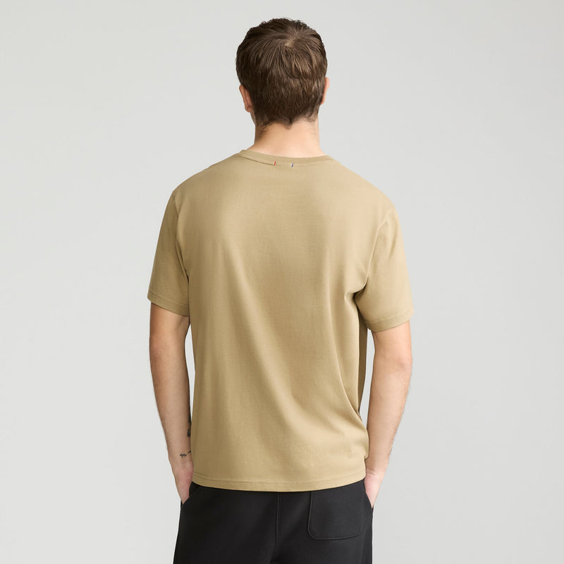 Champion Short-Sleeve T-Shirt in Sand Pepper Khaki