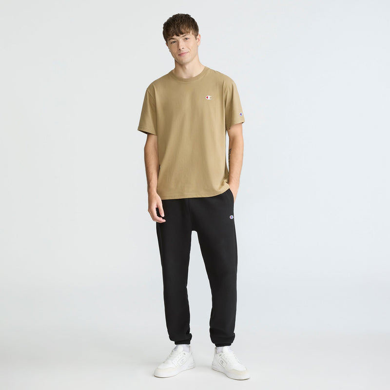 Champion Short-Sleeve T-Shirt in Sand Pepper Khaki
