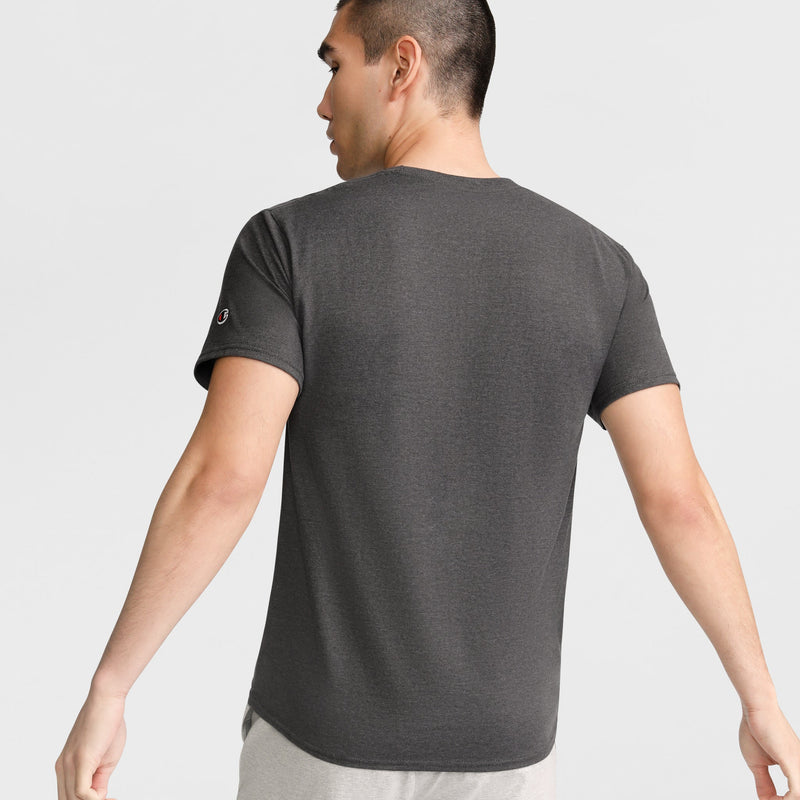 Champion Classic T-Shirt, C Logo in Granite Heather