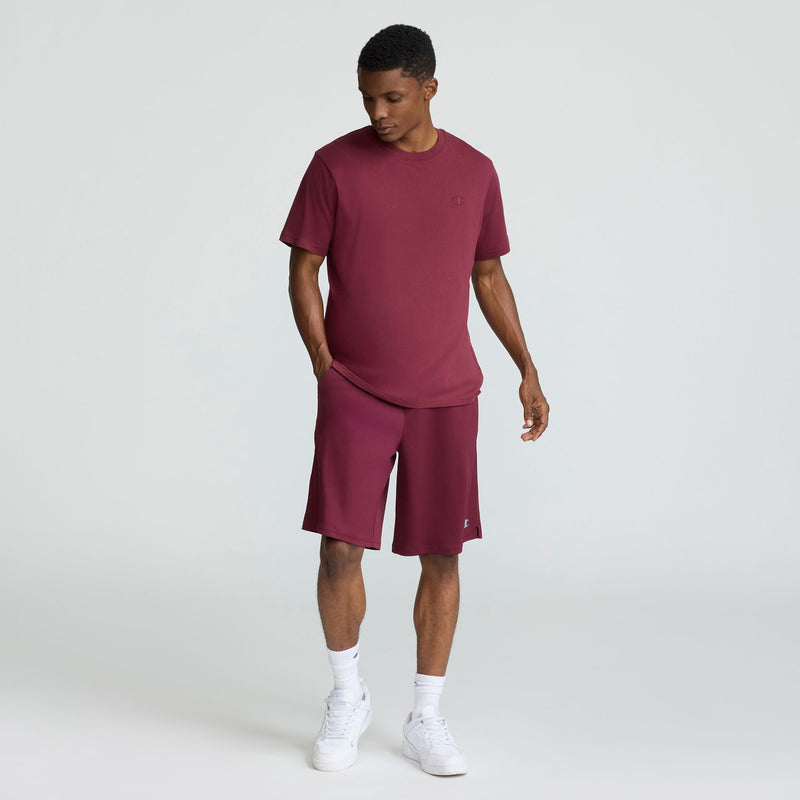 Champion Classic T-Shirt, C Logo in Windsor Wine