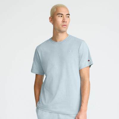 Champion Classic T-Shirt, C Logo in Cloudy Blue
