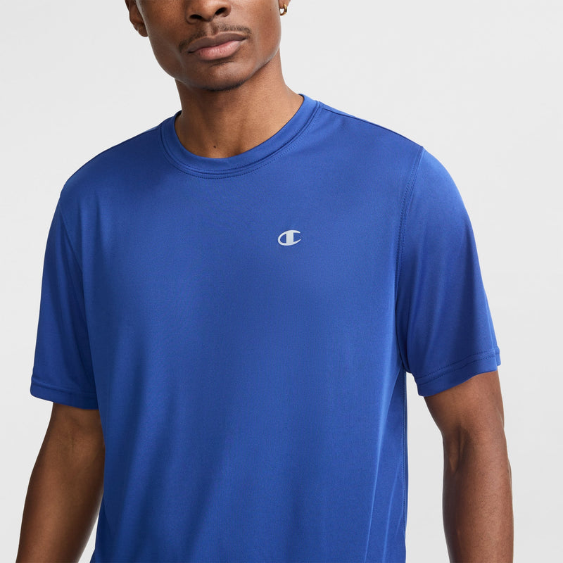 Champion Sport T-Shirt, Reflective C Logo in Royal Blue