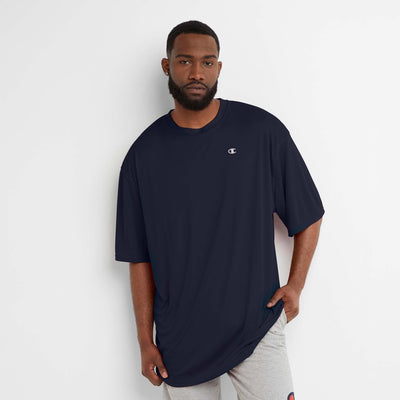 Champion Sport T-Shirt, Reflective C Logo - Big & Tall in Navy
