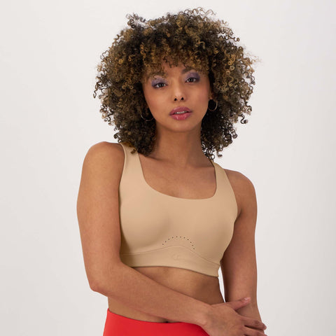 Champion Motion Control High-Impact Sports Bra (Hybrid Sizing) in Nude