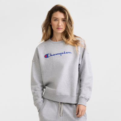 Powerblend Crewneck Sweatshirt, Script Logo