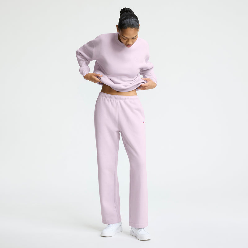 Champion Powerblend Straight Hem Sweatpants in Lavender Frost