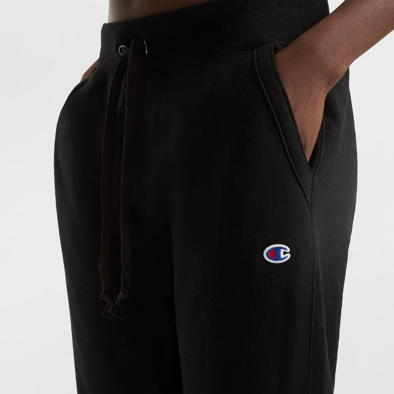 Champion Powerblend Joggers, Classic Script Logo in Black
