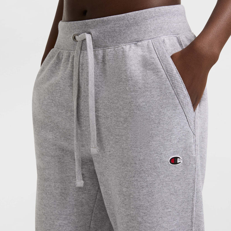 Champion Powerblend Pants, C Logo in New Manhattan Mist Heather