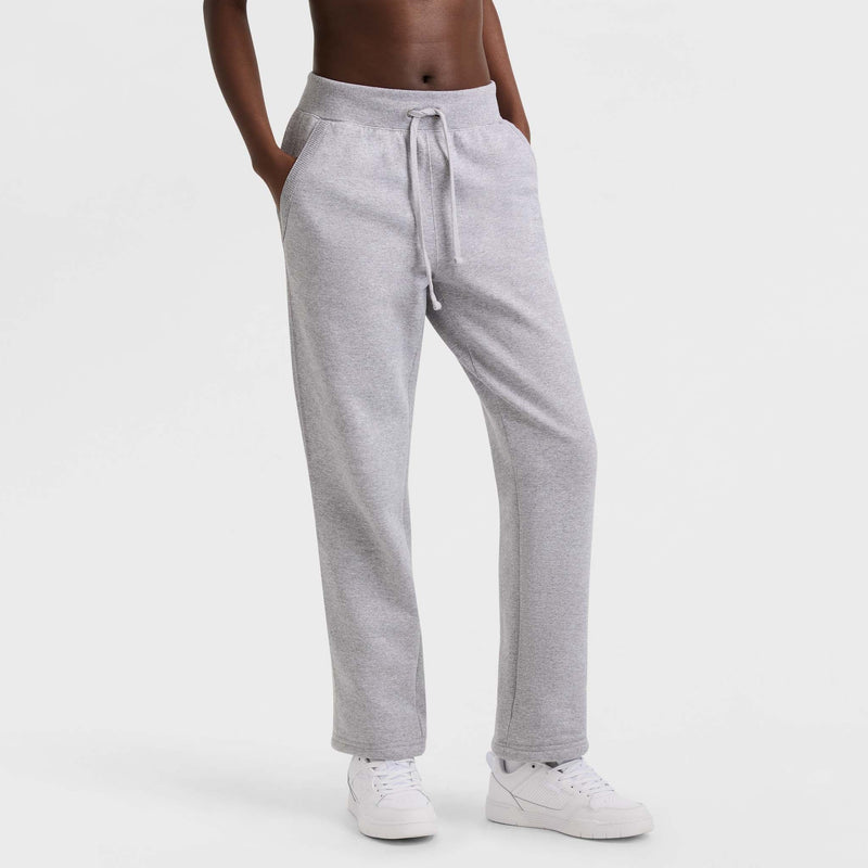 Champion Powerblend Pants, C Logo in New Manhattan Mist Heather