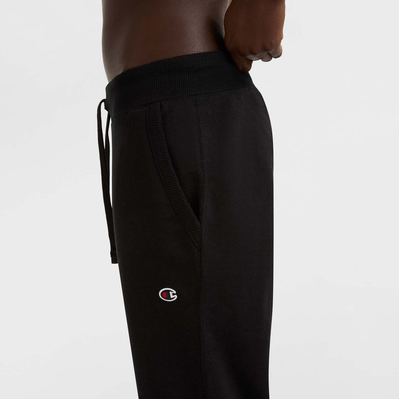 Champion Powerblend Pants, C Logo in Black