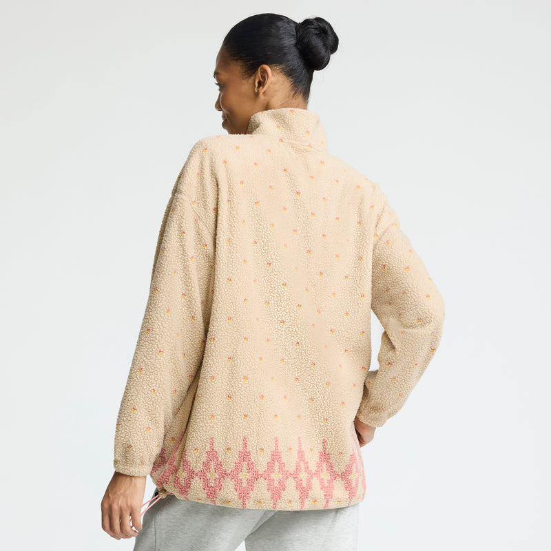 Champion Ski Patrol Polar Fleece 1/2 Zip in Champagne Frost