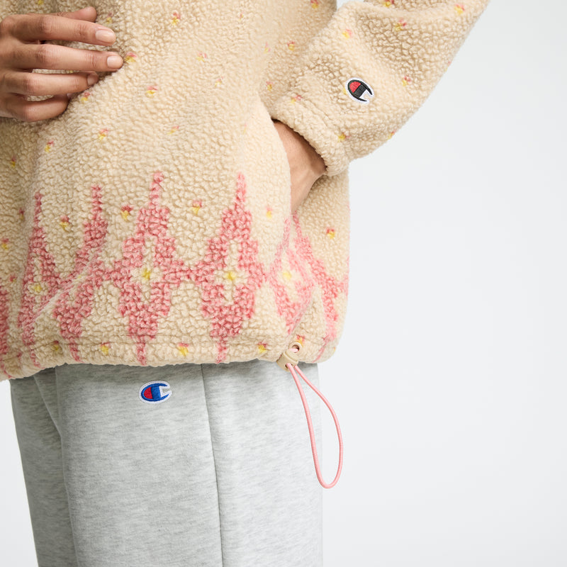 Champion Ski Patrol Polar Fleece 1/2 Zip in Champagne Frost