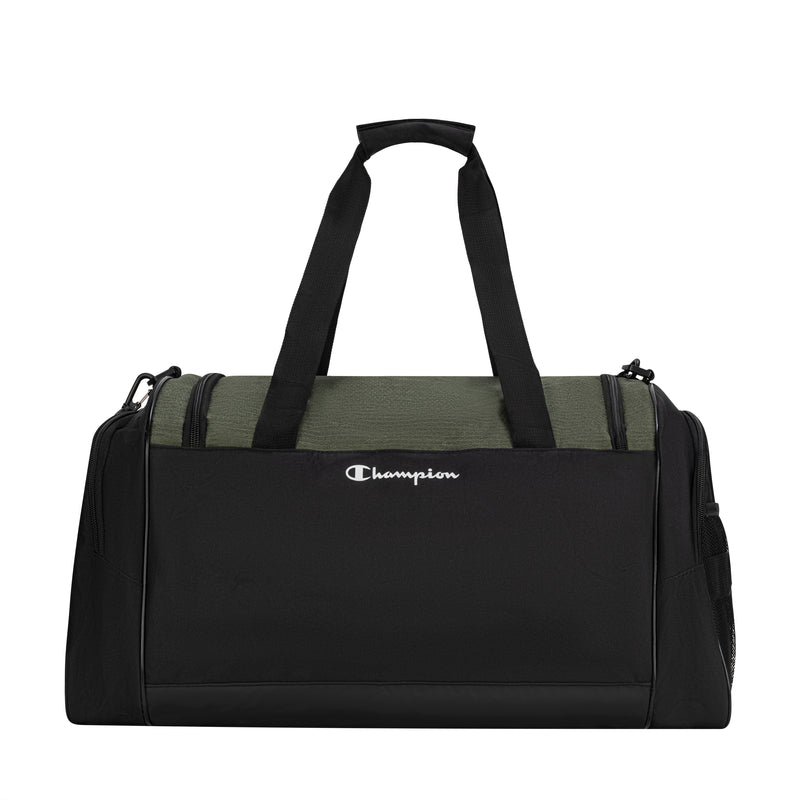Champion Stadium Duffel Bag in Green/Black